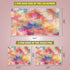 Laptop Notebook Skin Sticker Cover Decal, Fits 12 to 15.6 inch Laptops, Easy to Apply and Change Styles (Colorful Grid)