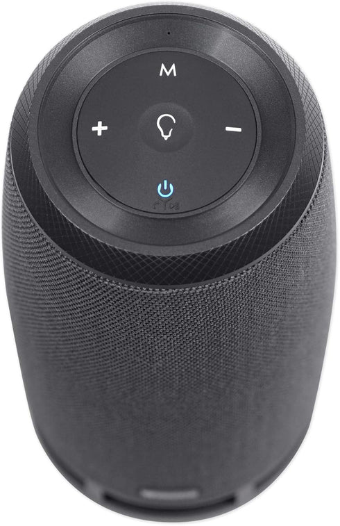 Rockville RockShip 50 Watt Portable Bluetooth Speaker with LED Lights and Radio