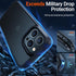 TORRAS Upgraded Shockproof Case for iPhone 13 Pro Max, Military Grade Drop Protection, Translucent Matte Slim Case,