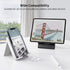 SAIJI Adjustable Tablet Stand Holder, Portable Foldable Desktop Dock for iPad, iPhone, Nintendo Switch, Samsung Galaxy