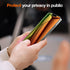 Fotbor Privacy Screen Protector for iPhone 12 Pro Max, 2 Pack Colorful Gradient Anti-Spy Anti-Blue Light Eye Protection