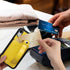 TOOVREN Wallet Case for iPhone XR with Lanyard Strap, Card Holder, Protective Cover with Stand, Yellow