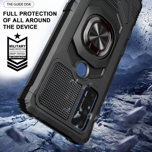 Ailiber Rugged Protective Case for AT&T Radiant Max 5G, Cricket Dream 5G, with Screen Protector, Kickstand, Black