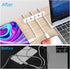 Cord/Cable Organizer White Cord Holder, Wire Organizer USB Cable Management Cord Keeper, 3 Packs Cable Clips for Car Home and Office (7, 5, 3 Slots)