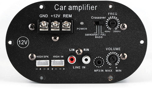 12V Car Amplifier Board, 120W Pure Full Bass Subwoofer Core Auto Stereo Speaker Amp