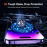 2 Pack Privacy Screen Protector Install Kit for iPhone 14 Pro, Anti Spy 9H Shatterproof Tempered Glass Film