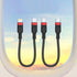 USB C to USB C Cable and USB C to Lightning Cable Short, MFi Certified 2 Pack 0.6FT Fast Charging Cord