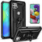 STARSHOP Compatible Motorola One 5G Ace Phone Case - Military Grade Shockproof Protective Cover with Tempered Glass