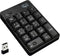 Adesso WKB-6010UB - Wireless Spill Resistant 18-Key Numeric Keypad Number Pad, Black