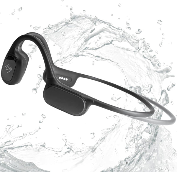 Versa Mini Open-Ear Swimming Headphones Bluetooth Bone Conduction Headphones, 32GB MP3 Player,