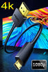 Micro USB to HDMI Converter, 4K 1080P HDMI Extender Cable 1.5M/5ft Adapter, Copy and Expand Videos to HDTV Monitor.