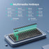 TECKNET (2.4G+BT 5.0), Wireless Bluetooth Keyboard, Slim Rechargeable Keyboard Multi-Device Easy-Switch, Quiet Typing