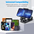 WixGear Universal Airplane in Flight Tablet Phone Mount, Handsfree Holder for Desk with Multi-Directional Dual 360