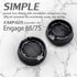 Engage 75 Replacement Ear Pads, Compatible with Engage 75 Headset - NOT for Engage 75 Convertible/Mono, Black