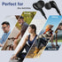 USB C Headphones for iPhone 15 Pro Max, iPad Pro, Samsung Galaxy S24 Ultra, Wired Earbuds with Microphone