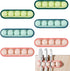YBEATY 6 Pcs Pea Cable Clips Cord USB Holder Organizer Wire Management Cute Self-Adhesive Desk Cord Organizer Clip