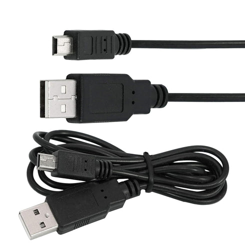 SaiTech IT USB 2.0 A to Mini 5 pin B Cable for External HDDs/Camera/Card Readers/MP3 Player (Black, 10 Pack, 3 Feet)