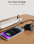 Bicmice Multi Charger Cable for Garmin Instinct, Vivoactive, Forerunner, 2 in 1 USB Charging Cable with USB-C