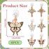6 Butterfly Dust Plug Charm - Pcs Butterfly Flower Cross Dust Plug Charm Type C With Kindle and Phone Usb C Charging