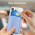 Magnetic Wallet Cell Phone Card Holder with Mag-Safe, Stronger RFID Leather Phone Wallet for iPhone 15/14/13/12 Series,