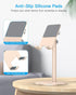 OMOTON Adjustable Angle Height Cell Phone Stand, Aluminum Desktop Holder for iPhone 13/Mini/Pro/Max, All Smartphones