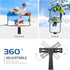 Universal Smartphone Tripod Adapter, Phone Tripod Mount with 1/4" Screw and Cold Shoe Mount, Rotating Clamp