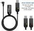BaoFeng 2.5mm USB Charger Cable with Indicator Light for UV-5R, AR-152, UV-82, 3800mAh Battery (1)