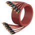 6-Channel 15 Adoreen RCA Audio Cable Ft, Oxygen Free Copper Male to Male Twisted Pair RCA Interconnect Cable with Noise