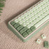 Sumgsn PBT DYE-SUB Matcha Keycaps, XDA Profile 124 Keys Fit for 60% 65% 95% Cherry MX Switches Mechanical Keyboard