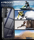 Samsung Galaxy A15 5G Case, Waterproof with Built-in Screen Protector, 360° Full Body Shockproof Heavy Duty (Black)