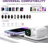 3 in 1 Wireless Charger, Foldable Magnetic Charging Station for Multiple Apple Devices, Compatible with iPhone