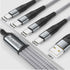USB Type C QC3.0 Fast Charging 4-in-1 Multi USB C Splitter Cable for iPhone 15 Pro Max, Samsung Galaxy S24