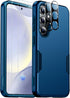 SPIDERCASE Heavy Duty Shockproof Case for Samsung Galaxy S24 Plus 2024, Sea Blue, 10 FT Military Grade Drop Protection.
