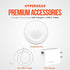 HyperGear ChargePad Pro Wireless Charging Pad - 15W Fast Charger with LED Power Indicator & Soft Grips, White,