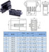 Glarks 1940Pcs 2.5mm Pitch 2/3/4/5/6/7/8/9 Pin Male and Female Plug Housing and Male/Female Pin Header Perfectly Compatible with JST-SM Connector Assortment Kit by Glarks