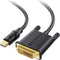 Mini DisplayPort to DVI Cable (3 Feet) in Black by Cable Matters - Thunderbolt Compatible