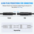 EWAY 5 10ft, 5Pin 10 Feet/3M Pin Dash Cam Extension Cable for Car SUV Truck Trailer RV Mirror Dashcam Rear View Backup