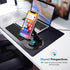 YXLILI Foldable Phone Stand, Adjustable Height Cell Phone Holder for Desk, 360° Rotating for iPhone 14/13/12/11, Black