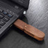 USB Flash Drive, Wooden USB2.0 Memory Stick, 8GB / 16GB / 32GB Date Storage Pendrive (8GB, Walnut Wood)