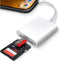 Hididi Sd Card Reader for iPhone iPad Camera,Dual Card Slot Memory Card Reader