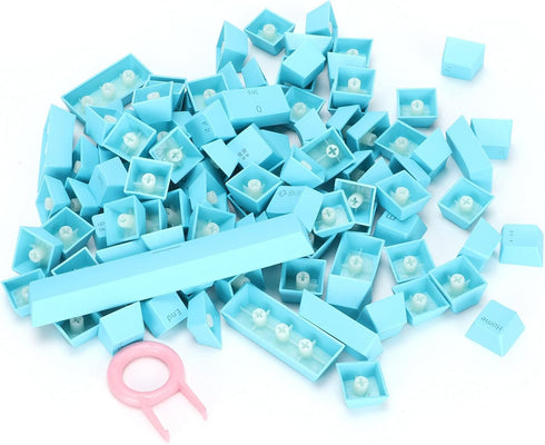 PBT Keycaps, 108 Keys P9 Mechanical Keyboard Key Caps Backlit Character Translucent DIY Keycaps for 61/64/87/104/108