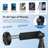 SYNCWIRE 55" Selfie Stick Tripod, Extendable Aluminum Phone Tripod with Bluetooth Remote, Compatible with Smartphones