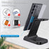 Wireless Charger for Samsung with Clock, 3 in 1 Charging Station for Samsung Galaxy S24 Ultra/S23 Ultra/Z Flip 6/5/Fold