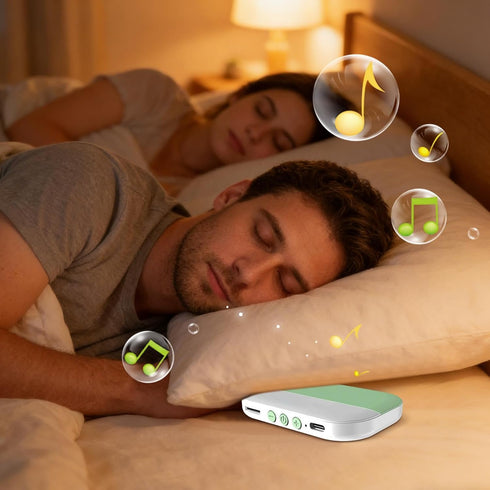 Generic 600mAh Portable Sleep Speaker - Bone Conduction Under Pillow Audio, Durable Power Bank Capacity, Discreet