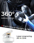 LISEN 360 17 16e 16 15 Suction Phone Mount, Content Creator Vlogging Portable Super Stable Electric Vacuum Magnetic