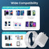 iPhone Charger Fast Charging 2Pack 20W PD USB C Wall Block with 6&10FT USB C to Lightning Cable for iPhone 14 Pro Max