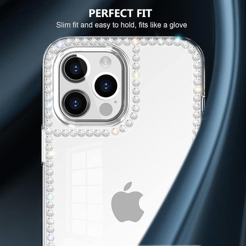 Bonitec Bling Case for iPhone 11 Pro Max, Luxury Shiny Cute 3D Glitter Sparkle Soft TPU Protective Cover with