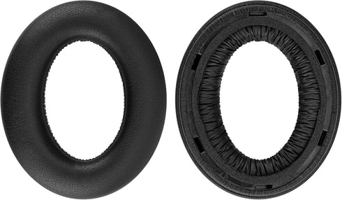 Geekria QuickFit Replacement Ear Pads for Sennheiser Momentum 4 Wireless Over-Ear Headphones, Ear Cushions (Black)