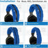 Geekria Knit Fabric Headband Cover for Sony WH-1000XM6/XM5/XM4 Headphones, Ocean Blue