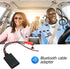 Car Universal Wireless Bluetooth Cable Adapter, 2 RCA Aux Audio, Car Radio Connector Input, 12V Stereo Wireless Play
